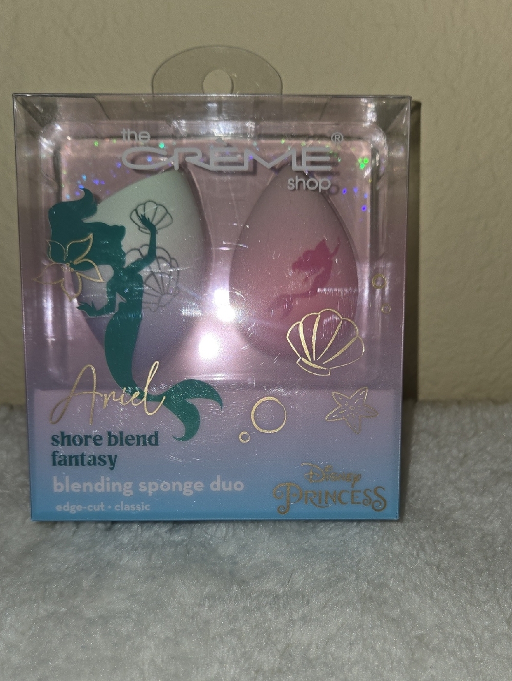 Disney blending sponge duo - teal & pink Ariel set